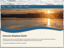 Tablet Screenshot of elephantbuttelake.net